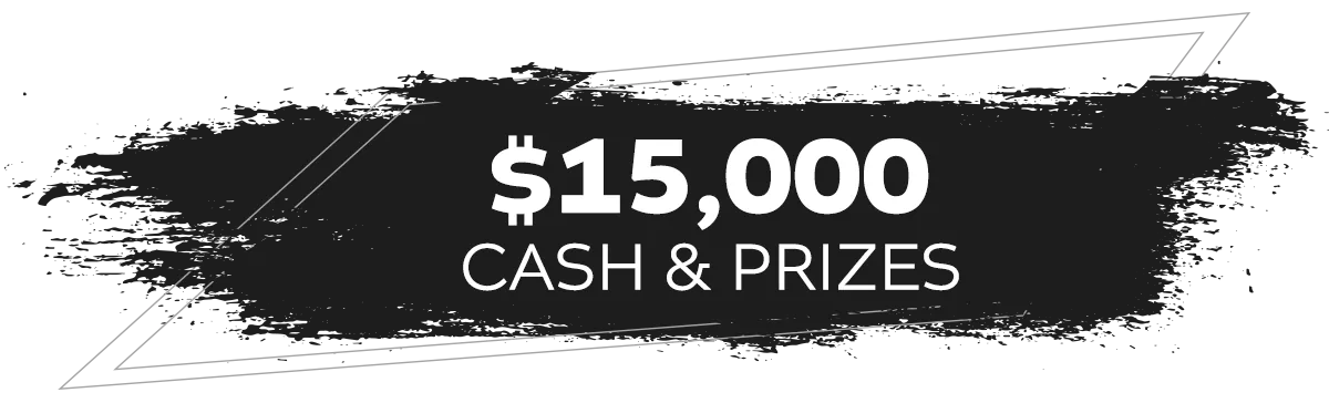 $15,000 cash and prizes